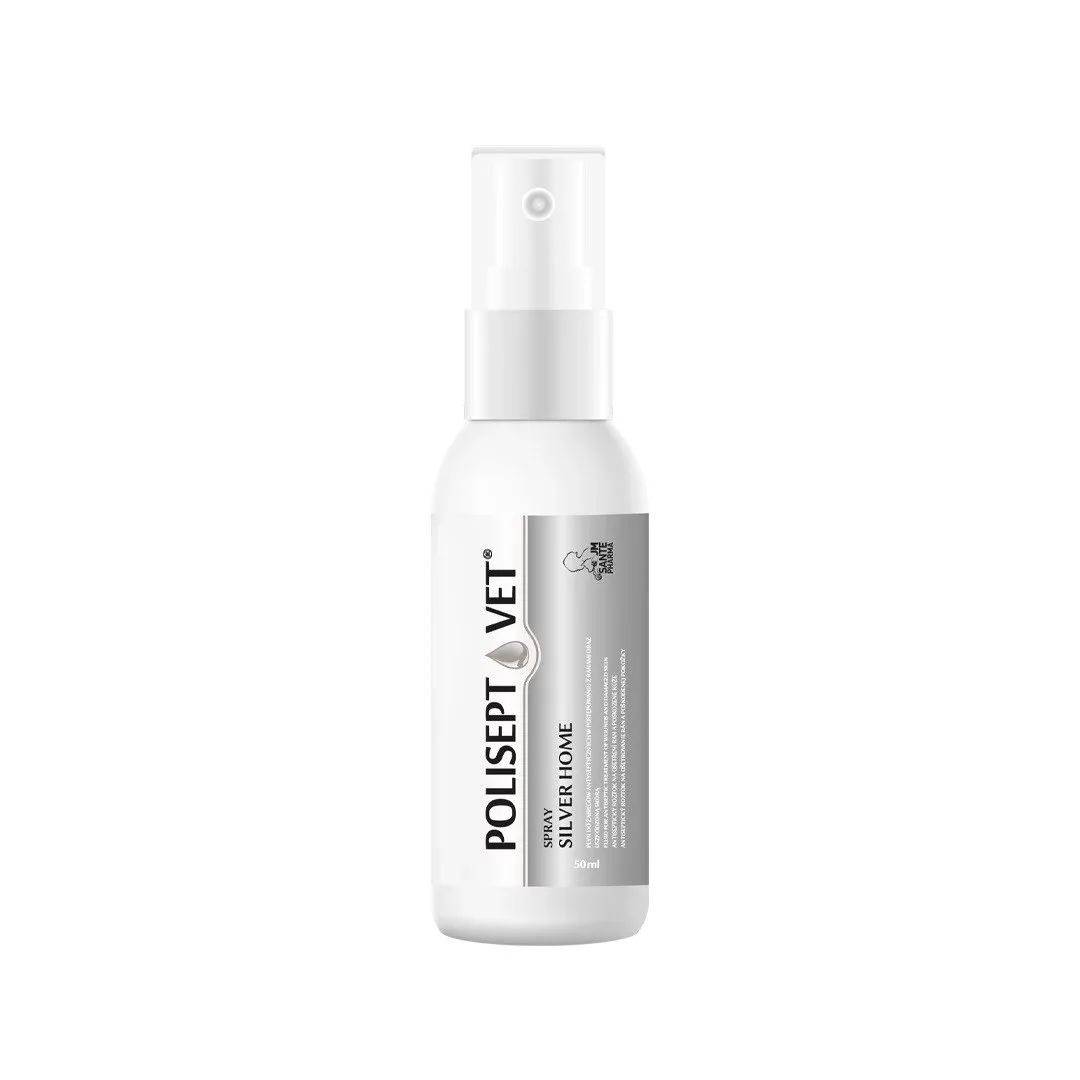 JM SANTE Polisept Vet Spray silver home spray - wound spray for dog and cat – 50ml