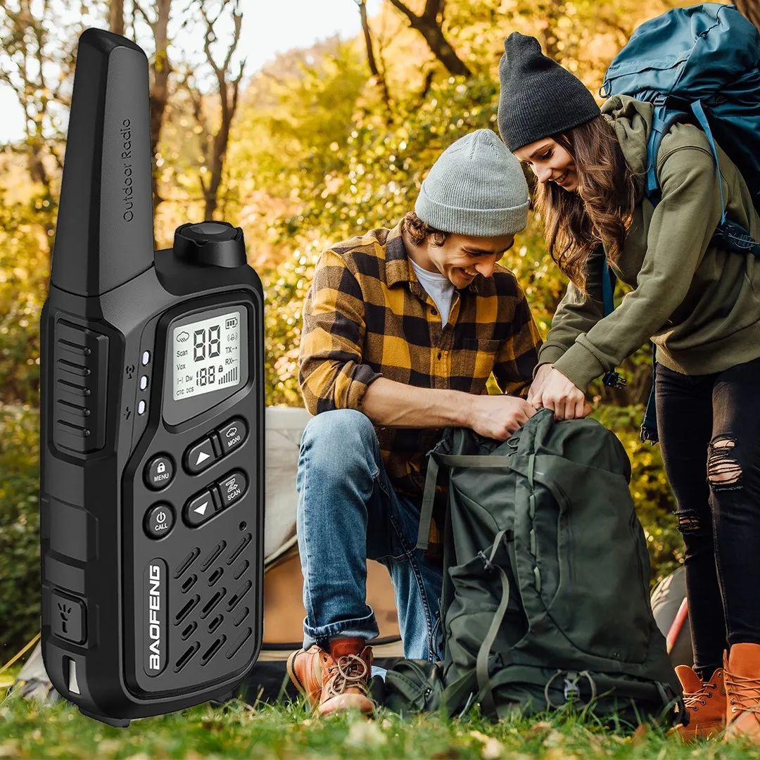 Walkie-Talkie Baofeng BF-T25E Black, 2 pieces