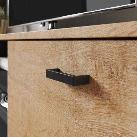 Cama TV stand SOHO 140 lefkas oak/black