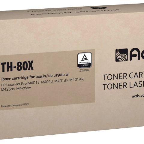 Actis TH-80X Toner (replacement for HP 80X CF280X; Standard; 6900 pages; black)