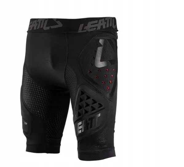 Spodenki z ochraniaczem LEATT Impact Shorts 3DF 3.0 rozmiar L, czarne