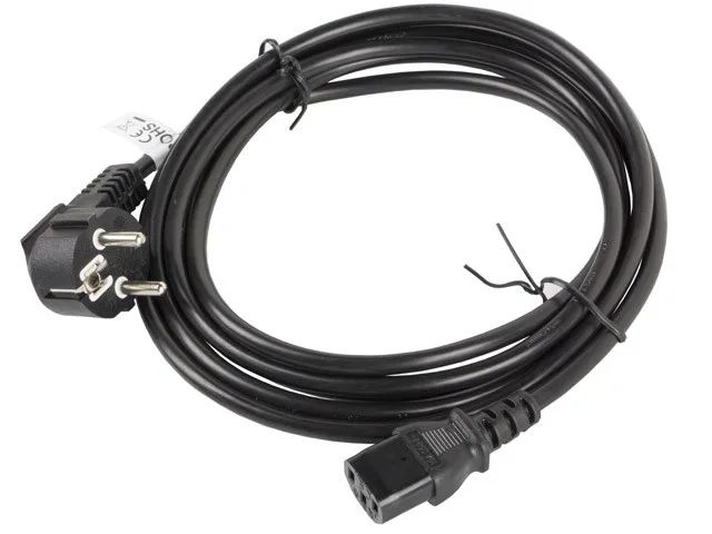 Lanberg | CEE 7/7 to IEC 320 C13 Power Cord | CA-C13C-11CC-0030-BK