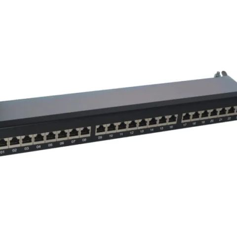 Alantec PK040 Patch panel STP cat.6A 24 ports LSA 1U 19"