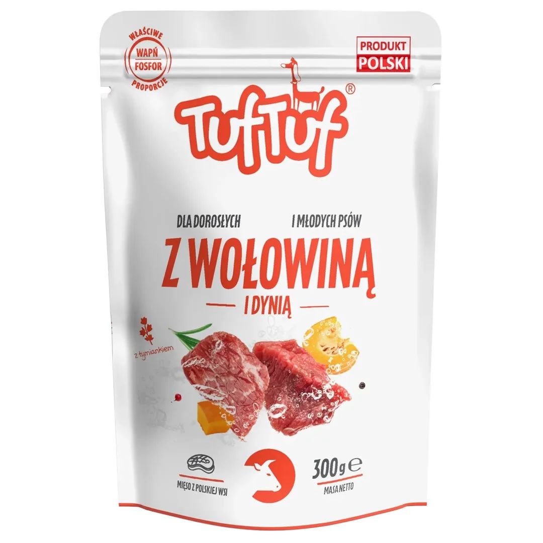 BULT Minced beef with pumpkin - wet dog food - 300g