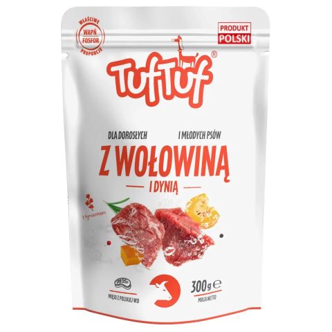 BULT Minced beef with pumpkin - wet dog food - 300g