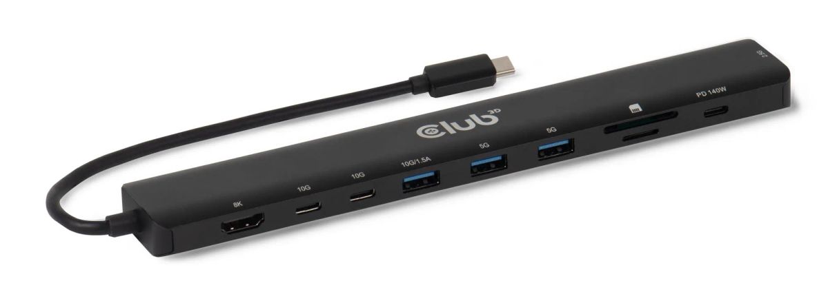 NB ACC DOCKING STATION 10IN1/USB-C 140W CSV-2550 CLUB3D