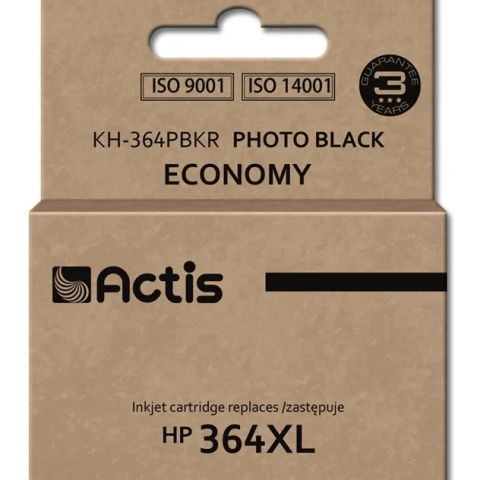 Actis KH-364PBKR Ink Cartridge (replacement for HP 364XL CB322EE; Standard; 12 ml; black, photo)