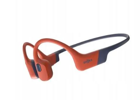 Shokz OpenSwim Pro Red wireless bone conduction headphones