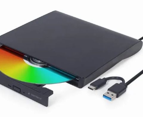DVD RW USB3/USB-C 8X EXT RTL/BLACK DVD-USB-031 GEMBIRD