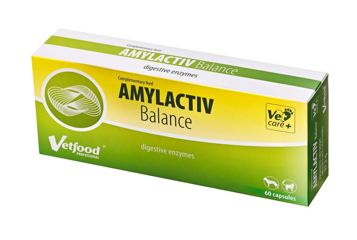 VETFOOD Amylactiv Balance - supplements for dogs and cats - 60pcs