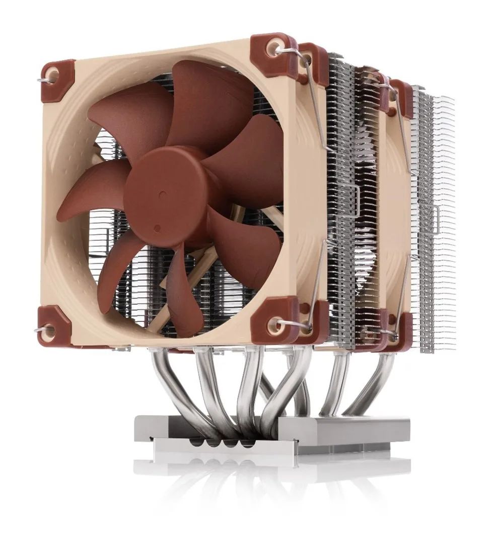 Noctua NH-D9 TR5-SP6 4U computer cooling system Processor Air cooler 9.2 cm Light brown