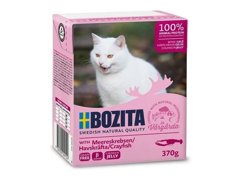 Bozita CHUNKS IN SAUCE WITH SHRIMPS 370 g