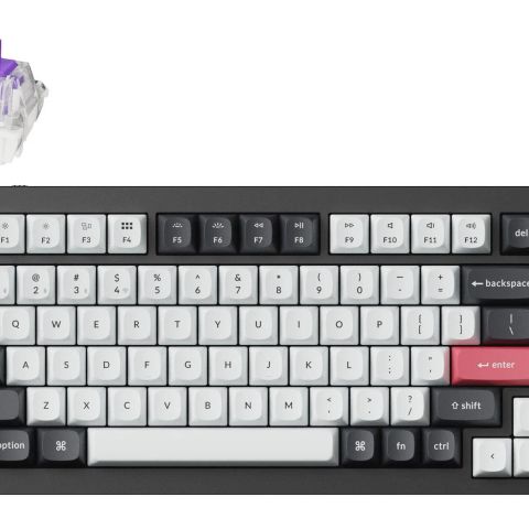 KEYBOARD WRL Q1 HE RGB/CARBON BLACK Q1H-M1 KEYCHRON