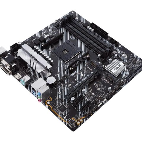 Mainboard|ASUS|AMD B550|SAM4|MicroATX|Memory DDR4|Memory slots 4|2xPCI-Express 3.0 1x|1xPCI-Express 4.0 16x|2xM.2|1x15pin D-sub|1xDVI-D|1xHDMI|6xUSB 3.2|1xPS/2|1xRJ45|3xAudio port|PRIMEB550M-A