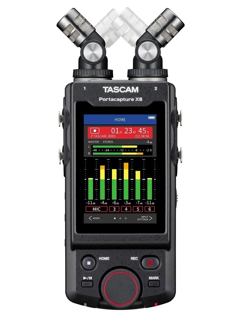 Tascam Portacapture X8 - portable, high resolution multi-track recorder