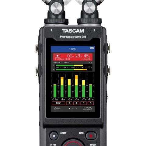 Tascam Portacapture X8 - portable, high resolution multi-track recorder