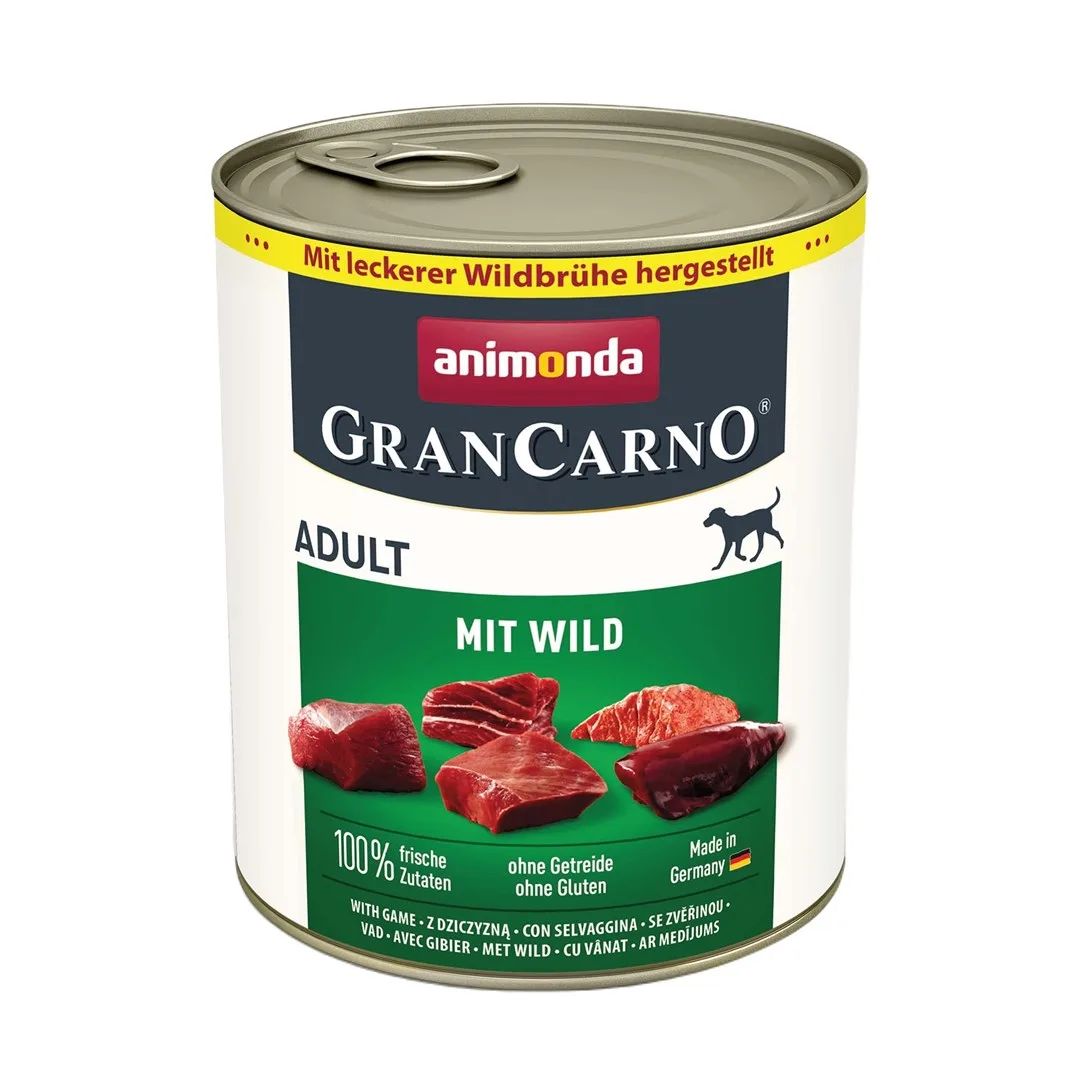 ANIMONDA GranCarno Adult Game - wet dog food - 800g
