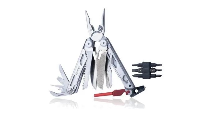 AZYMUT Giewon FS Multitool - Fire Starter - 19 tools - flint + whistle + belt holster (H2038A)