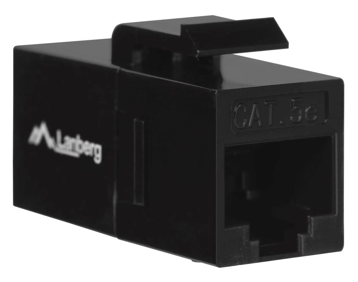 Lanberg | Feed-Through Keystone Connector RJ45 to RJ45 CAT.5E UTP | KSU5-3000