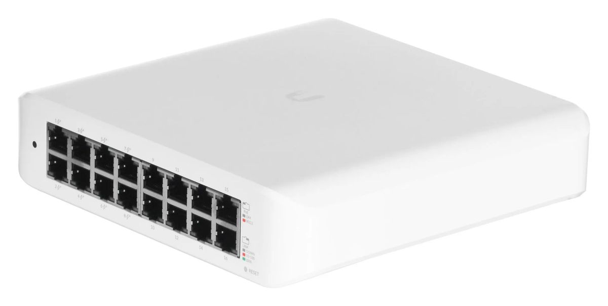 Switch|UBIQUITI|USW-LITE-16-POE|Type L2|16x10Base-T / 100Base-TX / 1000Base-T|PoE+ ports 8|45 Watts|USW-LITE-16-POE