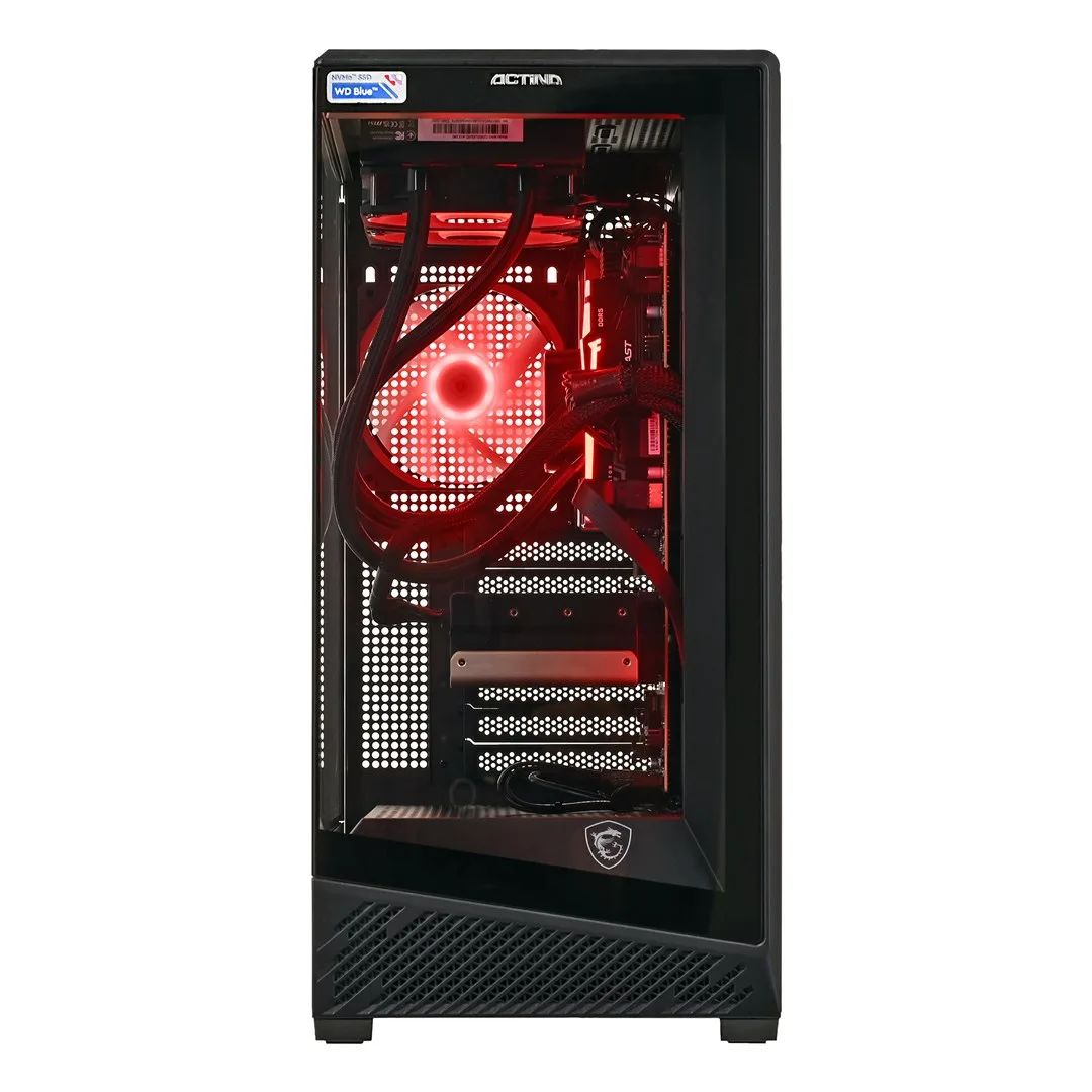 Actina 5901443440307 PC AMD Ryzen™ 7 7800X3D 32 GB DDR5-SDRAM 1 TB SSD NVIDIA GeForce RTX 5070 Midi Tower Black