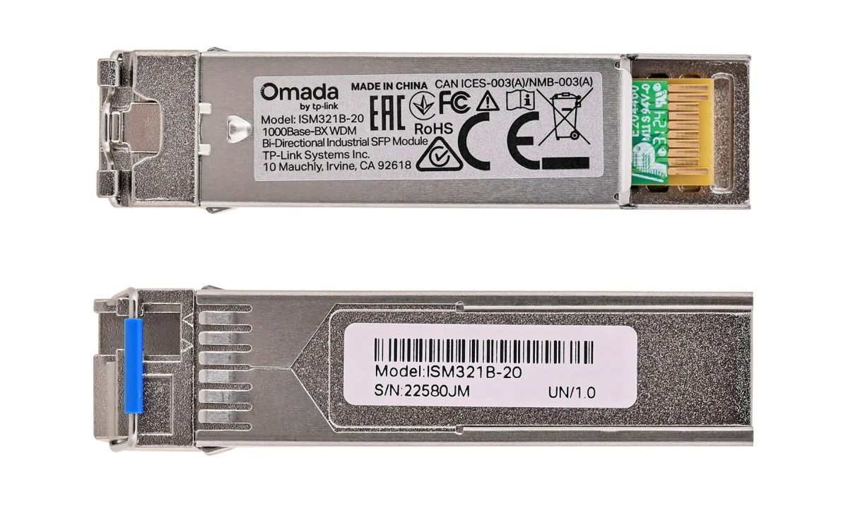 TP-Link ISM321B-20 network transceiver module Fiber optic 1250 Mbit/s SFP