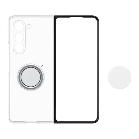 Galaxy Z Fold5 Clear Gadget Case Läbipaistev Ümbris