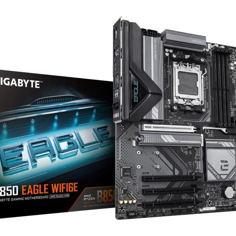 Mainboard|GIGABYTE|AMD B850|SAM5|ATX|Memory DDR5|Memory slots 4|3xPCI-Express 16x|3xM.2|1xHDMI|1xDisplayPort|4xUSB 2.0|4xUSB 3.2|1xUSB-C|1xRJ45|3xAudio port|B850EAGLEWIFI6E