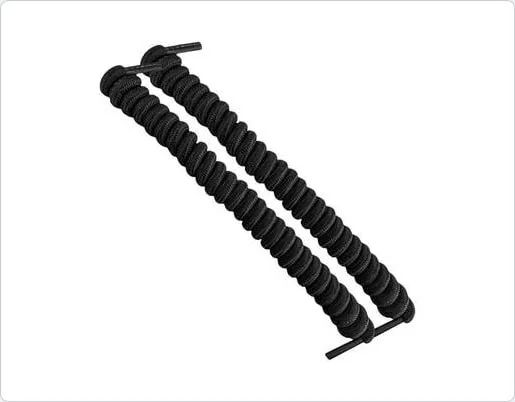 Elastic spiral laces for diabetics