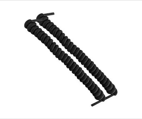 Elastic spiral laces for diabetics
