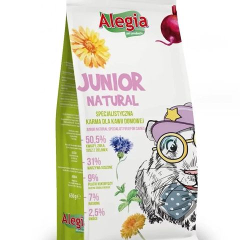 ALEGIA Junior Natural - food for domestic cavies - 650g