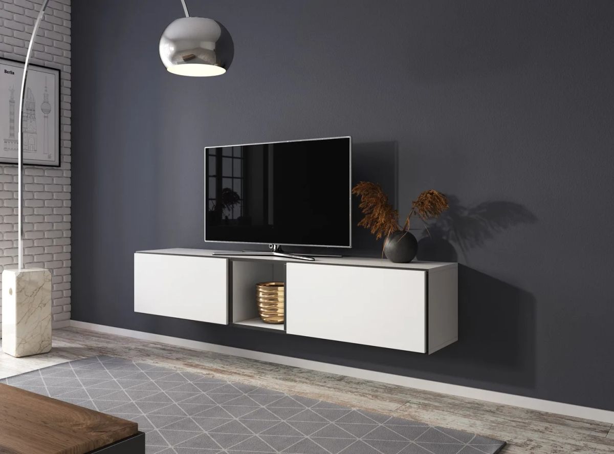 Cama living room furniture set ROCO 10 (2xRO3 + RO6) white/black/white