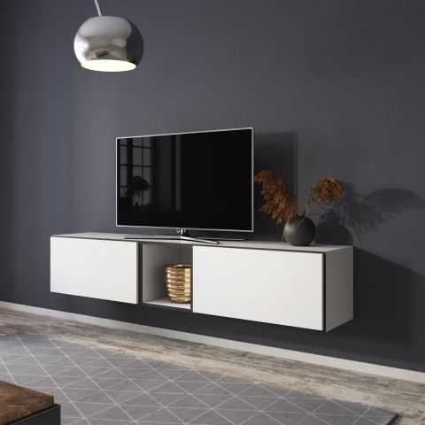 Cama living room furniture set ROCO 10 (2xRO3 + RO6) white/black/white