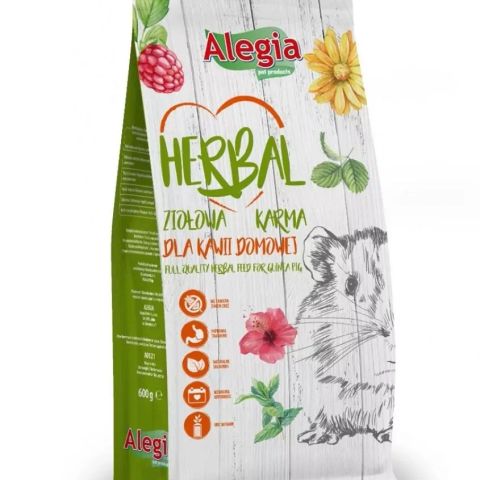 ALEGIA Herbal domestic guinea pig dry food - 600g