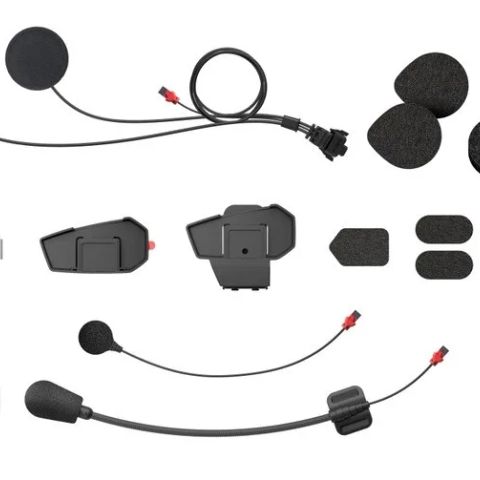 Sena SPIDER-ST1-A01 Mounting kit for intercom with built-in microphones and loudspeakers Black