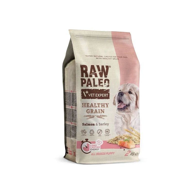 VETEXPERT Raw Paleo Healthy Grain Puppy Salmon and barley - dry dog ​​food - 2 kg