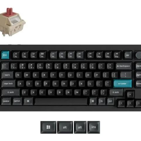 KEYBOARD WRL Q1 ULTRA/BLACK Q1U-M1 KEYCHRON