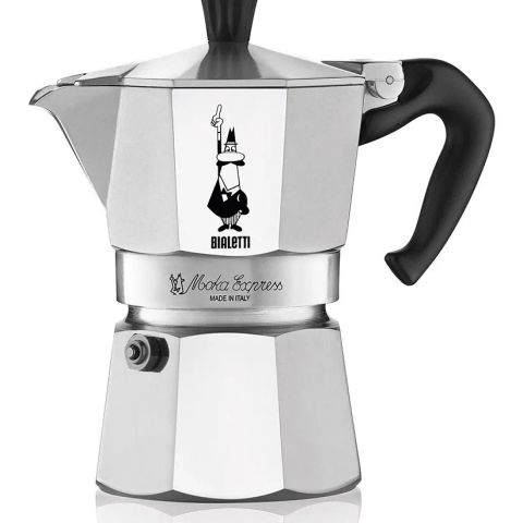 Bialetti Moka Express Moka pot 0.2 L Aluminium, Black