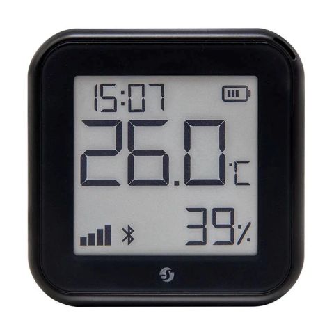 Shelly H&T Gen3 Black Temperature and Humidity Sensor