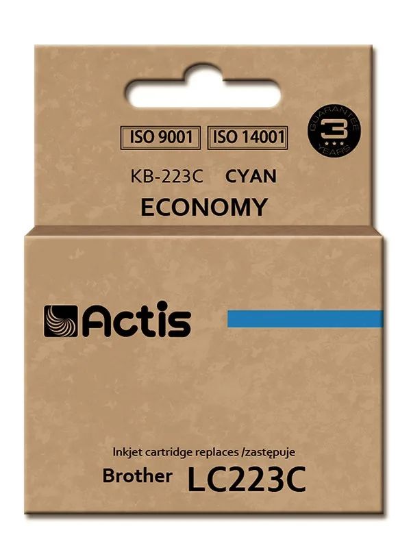 Actis KB-223C ink (replacement for Brother LC223C; Standard; 10 ml; cyan)