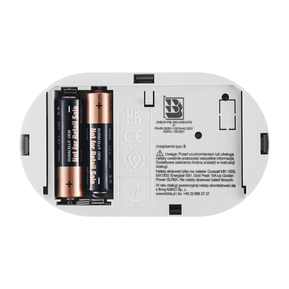 Carbon monoxide detector Kidde K5CO White