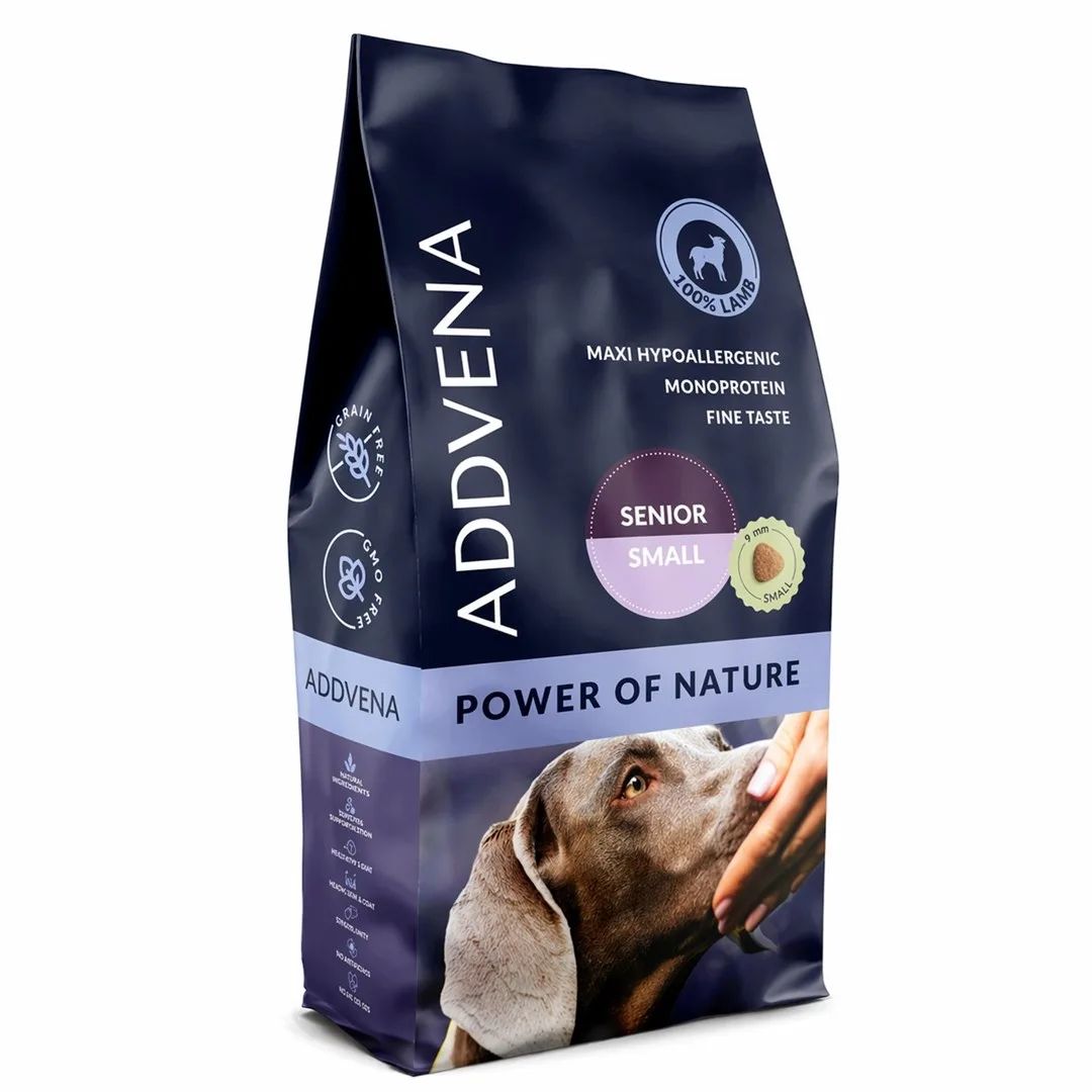 ADDVENA Power of nature Senior Small breed Mono Lamb - dry dog food - 10kg