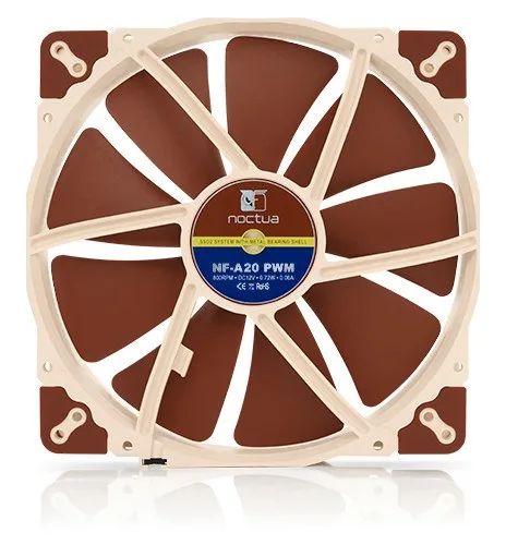 Noctua NF-A20 PWM Computer case Fan 20 cm Beige, Brown