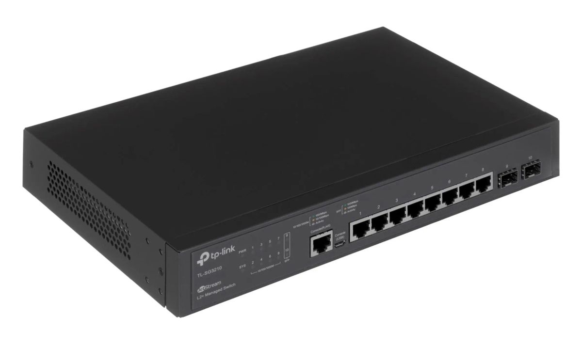 Switch|TP-LINK|Omada|TL-SG3210|Type L2|8x10Base-T / 100Base-TX / 1000Base-T|2xSFP|TL-SG3210