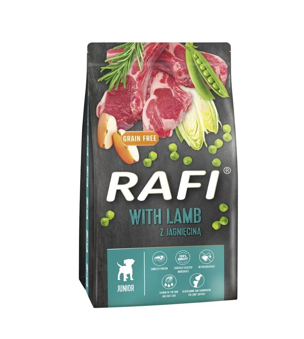 Dolina Noteci Rafi Junior with lamb - dry dog food - 10 kg