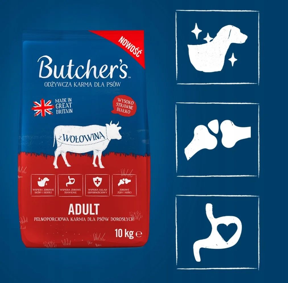 BUTCHER'S Original Beef - dry dog food - 10kg