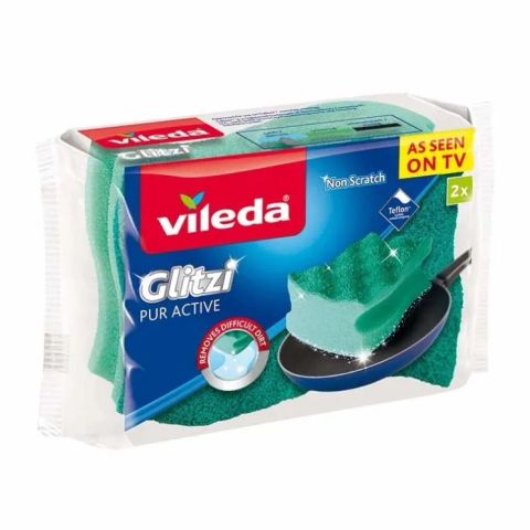 Profiled Sponge Scourer Vileda Pur Active 2 pcs.