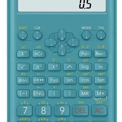 CASIO CALCULATOR SCIENTIFIC FX-220PLUS-2 BLUE, 12 DIGIT DISPLAY