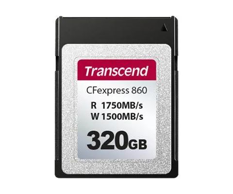 MEMORY COMPACT FLASH 320GB/CFE TS320GCFE860 TRANSCEND