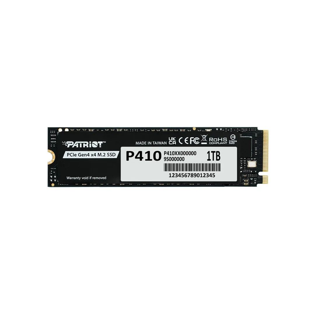 SSD|PATRIOT|320xTBW rating|NVMe Yes|PCI Express|M.2|1000 GB|P410P1TBM28H